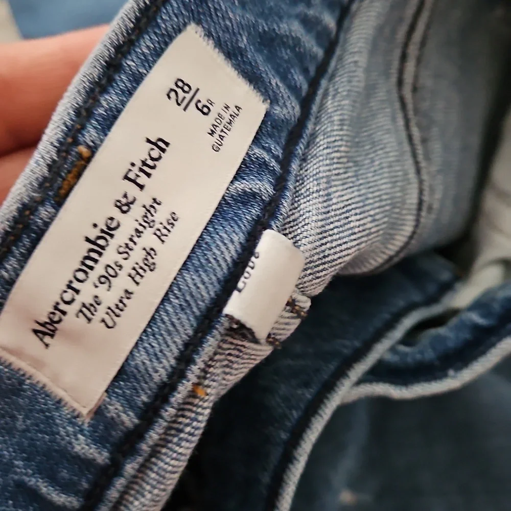 Abercrombie & Fitch The '90s Straight Ultra High-rise Size 28/ 6 Regular - Picture 8 of 8